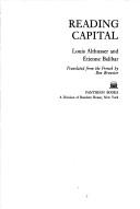 Cover of: Reading Capital | Louis Althusser