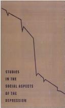 Cover of: Research memorandum on social aspects of reading in the depression. by Waples, Douglas