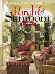 Cover of: Porch & Sunroom Planner
