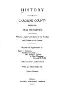 Cover of: History of Caroline County, Maryland, from its beginning by Laura C. Cochrane