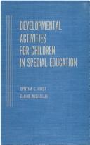 Cover of: Developmental activities for children in special education