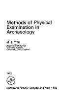 Cover of: Methods of physical examination in archaeology