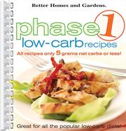 Cover of: Phase 1 low-carb recipes.