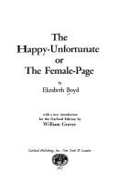 Cover of: The happy-unfortunate: or, The female-page.