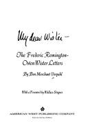Cover of: My dear Wister: the Frederic Remington-Owen Wister letters.