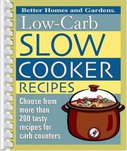 Cover of: Low-Carb Slow Cooker Recipes by 