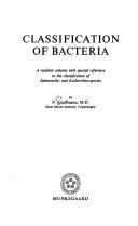 Cover of: Classification of bacteria: a realistic scheme with special reference to the classification of Salmonella- and Escherichia-species