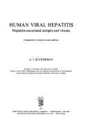 Cover of: Human viral hepatitis: hepatitis-associated antigen and viruses