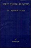 Cover of: Early English printing by E. Gordon Duff