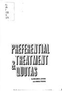 Cover of: Preferential treatment & quotas
