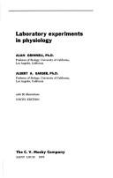 Cover of: Laboratory experiments in physiology