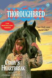 Cover of: Cindy's Heartbreak (Thoroughbred Series #19) by Joanna Campbell