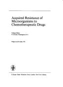Cover of: Acquired resistance of microorganisms to chemotherapeutic drugs