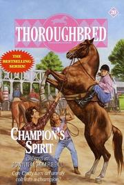 Cover of: Champion's Spirit (Thoroughbred Series #20) by Joanna Campbell