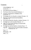 Cover of: Constitutional responsibility for education in Australia