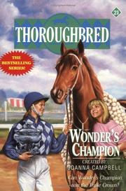 Cover of: Wonder's Champion (Thoroughbred Series #21)