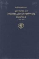 Cover of: Studies in Jewish and Christian history