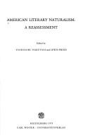 Cover of: American literary naturalism: a reassesment