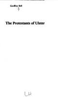 Cover of: The Protestants of Ulster