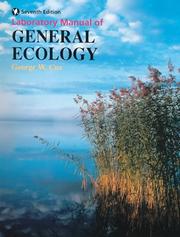 Laboratory Manual of General Ecology by George W. Cox