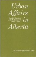 Cover of: Urban affairs in Alberta