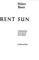 Cover of: different sun | Bauer, Walter
