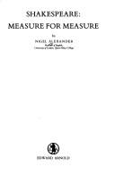 Cover of: Shakespeare, Measure for measure by Nigel Alexander