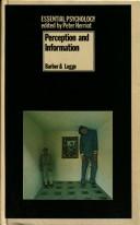 Cover of: Perception and information