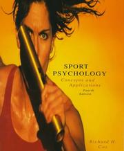 Cover of: Sport psychology: concepts and applications