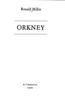 Cover of: Orkney by Miller, Ronald