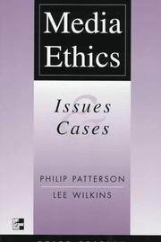 Cover of: Media ethics by [edited by] Philip Patterson, Lee Wilkins.