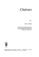 Cover of: Chalones