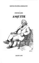 Asquith by Stephen E. Koss