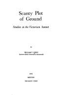 Cover of: Scanty plot of ground: studies in the Victorian sonnet