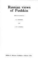 Cover of: Russian views of Pushkin