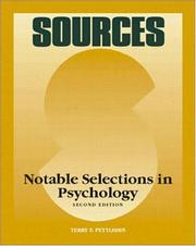 Cover of: Sources: Notable Selections in Psychology