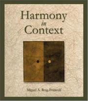 Cover of: Harmony in Context