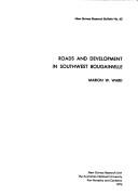 Cover of: Roads and development in southwest Bougainville by Marion W. Ward