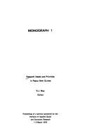 Cover of: Research needs and priorities in Papua New Guinea: proceedings of a seminar sponsored by the Institute of Applied Social and Economic Research 1-3 March 1976