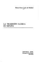 Cover of: La tradición clásica en España