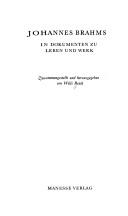 Cover of: Johannes Brahms in Dokumenten zu Leben und Werk