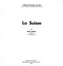 Cover of: La Suisse