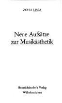Cover of: Neue Aufsätze zur Musikästhetik
