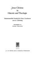 Cover of: Jesus Christus in Historie und Theologie by hrsg. von Georg Strecker.