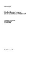 Cover of: Die Bevölkerung Luzerns im 18. und frühen 19. Jahrhundert by Hans-Rudolf Burri