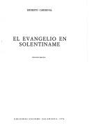 Cover of: El Evangelio en Solentiname by Ernesto Cardenal
