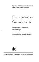 Cover of: Ostpreussischer Sommer heute: Begegnungen, Gespräche, Beobachtungen