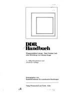 Cover of: DDR Handbuch by hrsg. vom Bundesministerium für Innerdt. Beziehungen ; wissenschaftl. Leitung, Peter Christian Ludz ; unter Mitw. von Johannes Kuppe.
