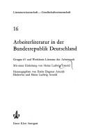 Cover of: Arbeiterliteratur in der Bundesrepublik Deutschland