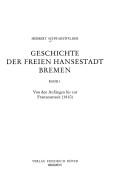 Cover of: Geschichte der Freien Hansestadt Bremen